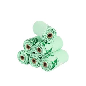 Sacs à déjections canines en polyester biodégradable et compostable à 100 %, imprimés sur mesure, avec poignée - Product Image 4