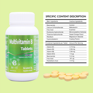 Suplementos Multivitamínicos para la Salud con Magnesio 12-1 Complex, Minerales para Blanquear la Piel y el Cabello, Nutrición Dirigida en Tabletas - Product Image 2
