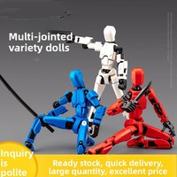 Muñeco articulado impreso en 3D, modelo de figura de acción de robot pequeño Radish, juguete de ensamblaje de bloques de construcción para niños, Zhejiang