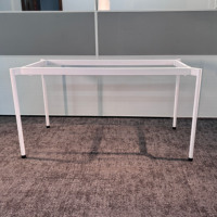 Pieds de table en métal robuste pour table à manger avec plateau en pierre lourd, support fixe pour mobilier de restaurant