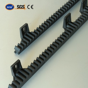 Estante de engranajes de diseño personalizado de plástico de fabricación profesional Estante de engranajes de nylon para abridor de puerta corredera y máquina CNC - Product Image 3