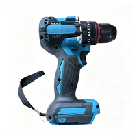 Perceuse à percussion sans fil 20V OEM/ODM avec moteur sans balais, jeu de 10 mm, qualité professionnelle, vitesse variable, couple de 325 in-lb, batterie incluse pour le métal