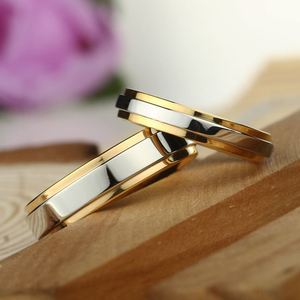 <span class=keywords><strong>Anillos</strong></span> <span class=keywords><strong>de</strong></span> Compromiso <span class=keywords><strong>y</strong></span> Matrimonio <span class=keywords><strong>de</strong></span> Alta Calidad, Doble Tono, Chapados en Oro, Acero Inoxidable 316L, <span class=keywords><strong>para</strong></span> <span class=keywords><strong>Mujer</strong></span> <span class=keywords><strong>y</strong></span> <span class=keywords><strong>Hombre</strong></span> - Product Image 5