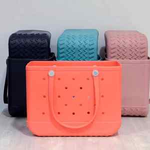 Eva Unisex Bog <span class=keywords><strong>g</strong></span> çanta su geçirmez küçük kızlar kadın seyahat küçük çanta zincir dekorasyon Tote çanta ile yeni tasarım plaj çantası - Product Image 2