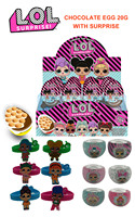 Œuf Surprise Chocolat Enfant à Succès avec Jouet de Collection, Confiserie LOL Surprise Sous Licence, Snack Sucré Certifié Halal