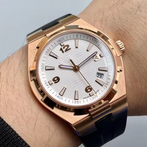 Reloj Mecánico de Cuero para Hombre, de Alta Gama, Original, con Cristal de Zafiro, Correa de Aleación, Resistente al Agua, Deportivo, con Fecha y Puntero de Lujo - Product Image 4