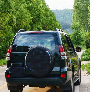 Housse de <span class=keywords><strong>pneu</strong></span> de voiture imperméable en PVC, protection contre la <span class=keywords><strong>pluie</strong></span> et le soleil, housse de roue de secours en cuir, logo personnalisé - Product Image 2