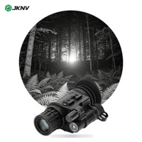 Perangkat Penglihatan Malam Monokuler Pvs14 Gen 3 Fosfor Putih P45 FOM1800 Penguat Gambar Perbesaran 1x 50 FOV 800-1800mAh