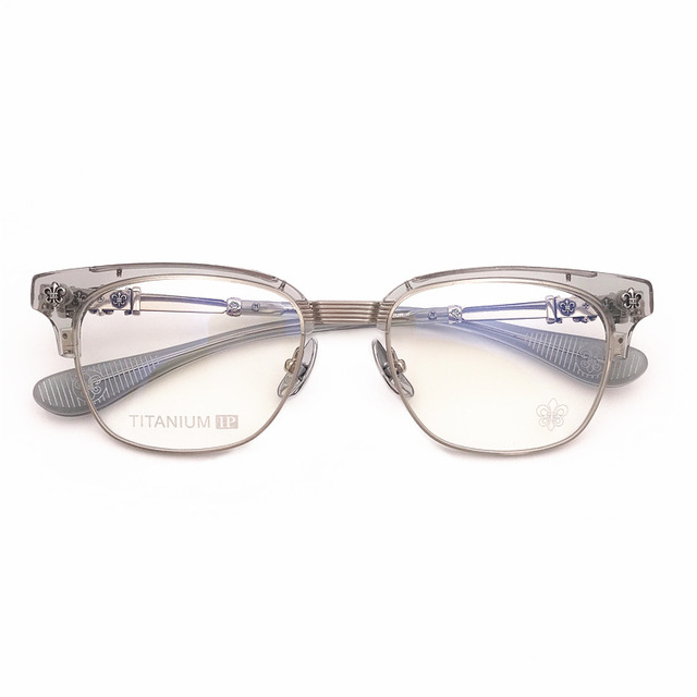 Fashion Eyewear Acetate Optical Frames Manufacturers with Titanium Frame Glasses, Acetate Front with Titanium Temple Stocks
