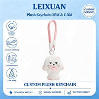 Porte-clés en peluche phoque animal marin avec cordon, anneau métallique à boucle, nœud et fausse perle pour sac à dos, sac à main, accessoire, cadeau