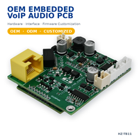 Placa de control de audio OEM integrada con VoIP, SIP y PoE para el desarrollo de altavoces de bocina personalizados y sistemas de megafonía en red
