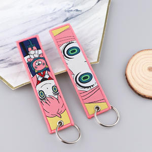 <strong>Spy</strong> Weaving Mark Cartoon Keychain Evangelical Warrior Lanyard Anime Characters Student Office Certificate Fabric Car Keys - Product Image 3