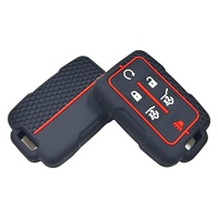 Housse de protection en Silicone anti-poussière et antichoc pour clé télécommande Chevrolet GMC 2014 – 2022, 6 boutons, accessoires automobiles