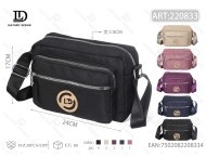 Borsa a Tracolla in Nylon per Donna, Colore Unico, Guscio Morbido, Chiusura con Zip, Uso Quotidiano, Per Tutte le Stagioni - Product Image 1