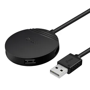 Hub de alta calidad de 2 puertos a USB 2,0, Adaptador convertidor, cargador rápido, concentrador tipo C, concentrador multipuertos 4 en 1