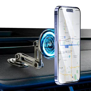 Dika Universele Sterke Magneet 360 Auto Mobiele Telefoon Mount Magnetische Dashboard Telefoon Houder Voor iPhone