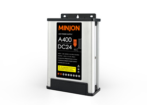 Fuente de Alimentación LED MINJON para Exteriores, Resistente a la Lluvia, Salida Única, 400W, AC a DC 24V, para Letras Luminosas LED, Señalización Publicitaria, con Certificación CE - Product Image 2