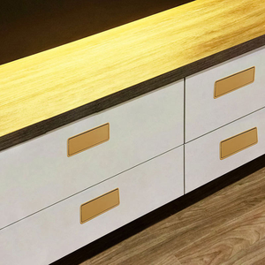 Hiện đại vàng đen xám Kẽm hợp kim đồ nội thất giấu Tủ Ngăn Kéo ẩn vô hình trượt ngăn kéo kéo xử lý cho ngăn kéo - Product Image 4