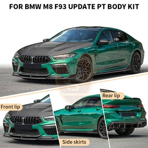 Kit de Carrocería de Fibra de Carbono Estilo P TECHZ para <span class=keywords><strong>BMW</strong></span> <span class=keywords><strong>M8</strong></span> <span class=keywords><strong>F93</strong></span> <span class=keywords><strong>Competition</strong></span>, Mejora Exterior, Alerón Delantero, Faldones Laterales, Difusor Trasero - Product Image 3