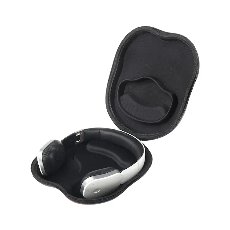 Capa de proteção durável de fábrica EVA para fones de ouvido, bolsa de transporte para fones de ouvido, bolsa de proteção à prova de choque