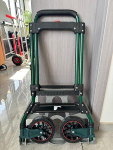 Kompakter, leichter Handwagen aus Stahl mit 120 kg Tragkraft, faltbar, zweirädrig, Hochleistungs-Transportwagen, OEM, robuste Gitterwerkzeuge - Product Image 6