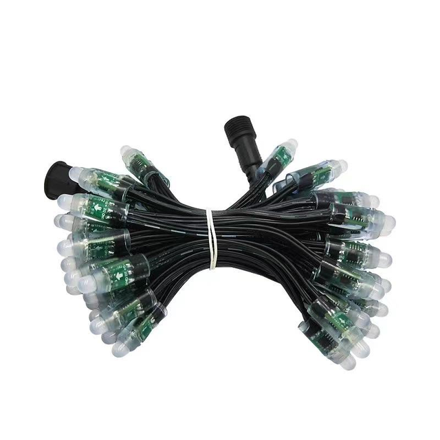 China Wholesale LED Pixel Light 12mm WS2811 IC Full Color IP67 LED Pixel String Light Factory Direct Sale Led Pixel String Light