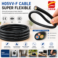 H05VV-F/H03VV-F RVV 2C 3C 4C 5C 0,75mm 1mm 1,5mm 2,5mm 4mm Flexibles Kabel 3x2,5mm² Mehradriges Flexibles Kupferkabel