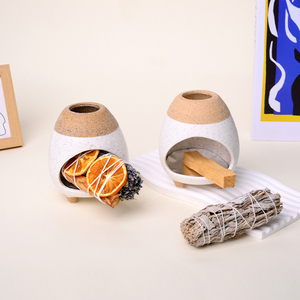 Support en céramique pour brûleur d'encens, plateau de combustion de sauge et porte-Palo Santo péruvien en gros - Product Image 2