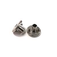 Composants de stylo à bille usinés CNC, pièces usinées en laiton nickelé, micro-usinage, fraisage d'alliages d'aluminium et d'acier