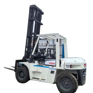 Carretilla elevadora usada TCM FD70 de segunda mano, carretilla elevadora TCM de 7 toneladas, motor Original de segunda mano TCM FD70 en venta, entrega rápida - Product Image 1