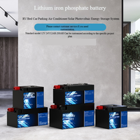 Batterie au lithium RV LiFePO4, grande capacité 24V 200Ah, batterie de stockage d'énergie pour camping-car et vente ambulante