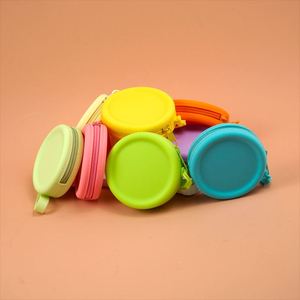 Custom Logo <b>Cute</b> Rainbow Silicone Coin <b>Purse</b> Mini Zipper Wallet for Girls - Product Image 5