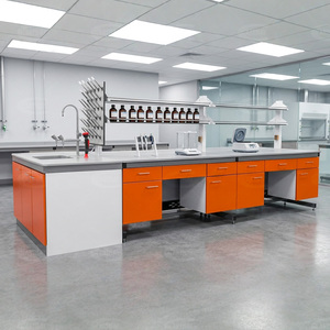<span class=keywords><strong>Muebles</strong></span> de Laboratorio Resistentes al Ácido de Acero y Madera, Precio de Fábrica CARTMAY, con Armarios Móviles y Estantes para Reactivos - Product Image 3