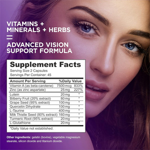 Integratori Vitaminici Aurevia per Energia, Capsule per la Salute degli Occhi degli Adulti, 90 Capsule (2 Confezioni) - Product Image 4