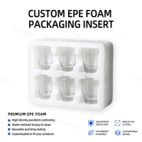 Insert d'emballage protecteur en mousse EPE personnalisé, amortisseur de chocs, doublure en mousse pour articles fragiles, emballage d'expédition interne