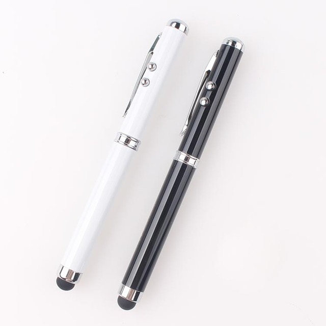 Multi Function Torch Medical LED Flash Light Ball Pen Laser Red Writing Laser Pointer Custom Logo Printing