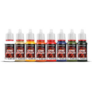 Kit de peinture pour figurines miniatures pigmentées avec logo personnalisé 16 couleurs - Product Image 1