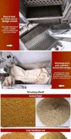 Broyeur Industriel pour Biscuits, Racines, Piments, Herbes Sèches, Feuilles de Thé, Vanille, Épices, Sel, Noix de Coco, Coquilles d'Huîtres, Manioc - Machine à Broyer