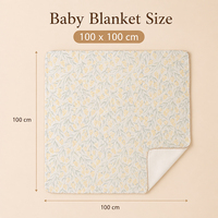 Couverture d'emmaillotage pour bébé en coton doux, respirant et absorbant, 100*100 CM, pour nouveau-né