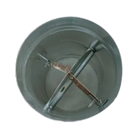 ZT-01 Volet coupe-feu fusible simple en acier inoxydable à 70 degrés, design moderne, fermeture automatique, signalisation, anticorrosion, pour plafond