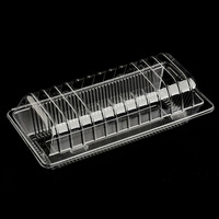 Custom Food Container Disposable clear Plastic Clamshells Blister Packaging Box for Donut