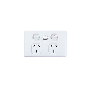 Ổ Cắm Công Tắc Đèn Đôi SAA Tiêu Chuẩn Úc Úc - Product Image 5