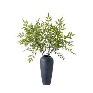 Decoración para el Hogar de Seda Nantianzhu, Rama Corta, Estilo INS, Flor Verde Artificial, Decoraciones para Navidad, Bodas y Pascua, 85 cm de Largo - Product Image 5