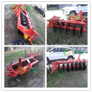 Disc Plough Farm <b>Cultivator</b> 4 Row Red High Productivity Water Field - Product Image 5