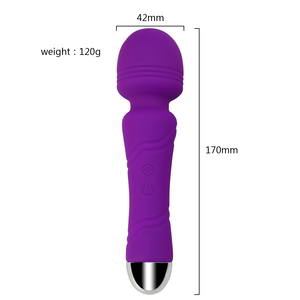 Purple Handheld Massager 10 frequency vibration Body <b>Massage</b> <b>Tool</b> - Product Image 6