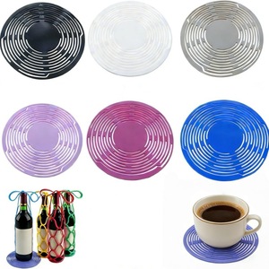 แผ่นรองจานซิลิโคนทรงกลม ทนความร้อน ใช้กับเครื่องล้างจานได้ เหมาะสำหรับการตั้งแคมป์และกิจกรรมกลางแจ้ง - Product Image 5