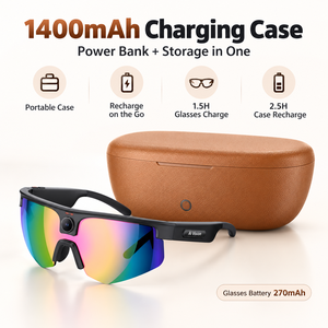 Nouvelles Lunettes Intelligentes Q02 ULTRA AI 2026 avec Caméra 800W, Transfert WiFi, Appels Bluetooth, Lecture Musicale – Appareil Connecté Portable - Product Image 2