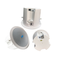 Amplificadores de 30-50W POE, Equipo de Audio Inteligente para el Hogar, Altavoces de Techo de 6 Pulgadas de Rango Completo, 2.0 Canales, Controlados por Aplicación, Profesionales