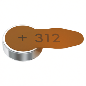 Batería de zinc al aire para audífonos 312 Marrón (8 unidades) 24607 101 418 - Product Image 3