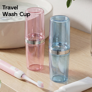 Contenitori <span class=keywords><strong>per</strong></span> il <span class=keywords><strong>bagno</strong></span>, Portabicchieri da viaggio, Portaspazzolino in plastica, Contenitore <span class=keywords><strong>per</strong></span> dentifricio, Bicchiere <span class=keywords><strong>per</strong></span> bevande, Bicchiere porta spazzolino - Product Image 1